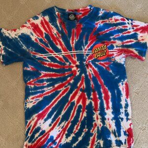 Red White and Blue Santa Cruz Tshirt